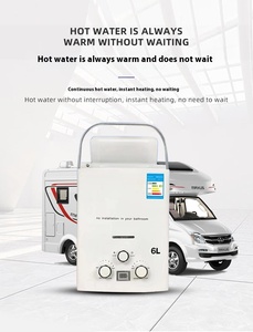 Calentador <span class=keywords><strong>DE</strong></span> AGUA <span class=keywords><strong>DE</strong></span> <span class=keywords><strong>Gas</strong></span> al aire libre alimentado por batería eléctrica portátil para acampar RV Hogar 6L Tipo <span class=keywords><strong>de</strong></span> chimenea <span class=keywords><strong>de</strong></span> <span class=keywords><strong>gas</strong></span> - Product Image 2