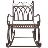 Chaise berçante de sculpture de homard moderne et confortable surdimensionnée Amish Inde portant l'Inde Mustela Banc de patio extérieur en fer