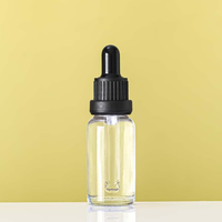 Bouteilles d'huile essentielle de 5 ml, 10 ml, 15 ml, 20 ml, 30 ml, 50 ml, 100 ml pour la distribution, flacon compte-gouttes en verre transparent givré