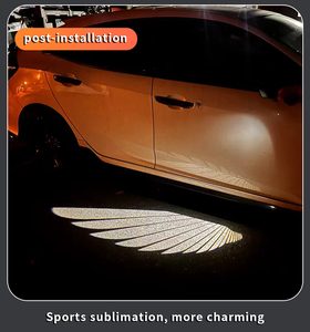 Gros Projecteurs LED Haute Puissance 12V Lumières d'Accueil <span class=keywords><strong>Ailes</strong></span> d'Ange Fantôme et Autres Accessoires <span class=keywords><strong>Logo</strong></span> de <span class=keywords><strong>Voiture</strong></span> État Neuf - Product Image 3