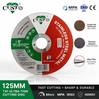 Disque de coupe / disque abrasif Sanfeng 125 mm 5 pouces pour métal et acier inoxydable