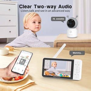 Moniteur Bébé OEM avec Écran 5 Pouces, Caméra 1080P, Visualisation via Téléphone, Détection de Pleurs, Étanchéité IP65, Panoramique/Inclinaison et Vision Nocturne - Product Image 5