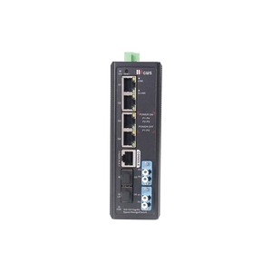 Commutateur Ethernet industriel géré 6 ports Gigabit avec bypass, 4 ports RJ45 10/100/1000 + 2 ports SFP 100/1000 pour réseau fibre optique - Product Image 4