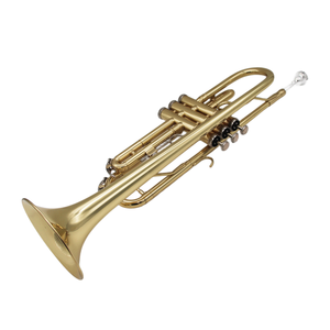 Sıcak satış bb-anahtar rüzgar aletleri ile profesyonel trompet pirinç malzeme altın renk trompet kılıf - Product Image 6