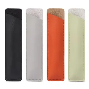 Portable PU Leather Pen Pouch Fashionable Pen Case Holder Personalized Pencil Cover Sleeve