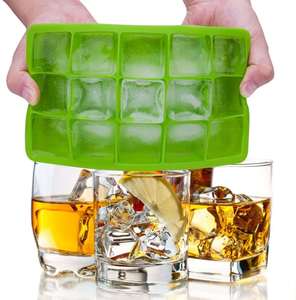 Khay Đá Mini. Khay Làm Đá Viên Silicon, 15 Khoang, Bộ 2, Màu Xanh - Product Image 3