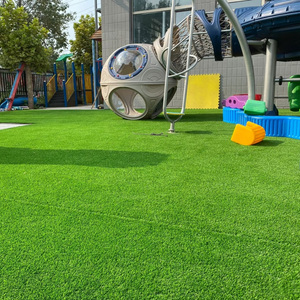 Đa Chức Năng Nhân Tạo Turf Tổng Hợp Cỏ Thảm Tập Thể Dục Mat Với Biểu Tượng Tùy Chỉnh In Ấn Màu Xanh Lá Cây Màu 3M X 10M 35Mm Đống 40Mm - Product Image 1