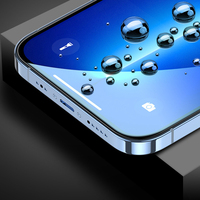 Protecteur d'écran en verre trempé 3D Ultra HD anti-rayures 9H pour iPhone E 14 Pro Max étui facile à installer téléphone portable