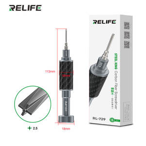 Tournevis en acier RL-729 RELIFE Cannon King Y0.6/0.8/+ 1.5/+ 2.5/T1 pour la réparation de téléphones portables - Product Image 4