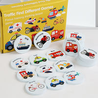 Jeu de mémoire en bois pour enfants, 28 pièces, jouet éducatif, cartes de mémoire colorées, jeux de recherche de différences numériques, pour les enfants de 2 à 13 ans, unisexe