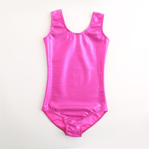 <span class=keywords><strong>Justaucorps</strong></span> de gymnastique métallique sans manches, Offre Spéciale élasthanne <span class=keywords><strong>brillant</strong></span> pour enfants filles - Product Image 6