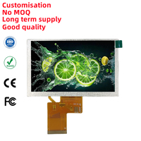 Écran LCD IPS de 5 pouces, résolution 1024x600, haute résolution, 800 nits de luminosité élevée, interface RGB 50 broches, module LCD TFT de qualité industrielle