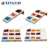 Équipement de traiteur XINGPAI, plateau en céramique décoratif, bol à fruits, présentoirs à salade