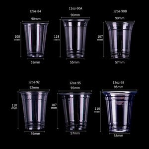 Gobelets jetables personnalisés avec logo pour frappé, smoothies et boissons froides – Gobelets en PET transparents pour café glacé – 12oz, 14oz, 16oz, 18oz, 20oz, 22oz, 24oz - Product Image 5