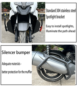 Pare-chocs de moto Zongshen <span class=keywords><strong>Cyclone</strong></span> RT2, nouvelle barre de protection avant et arrière, barre anti-chute, garde-corps, protection du silencieux, protection du moteur - Product Image 6