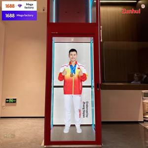 Ascenseur domestique compact pour grenier, bâtiment, villa, à deux ou trois étages, avec puits inorganique et fonctionnement silencieux - Product Image 1