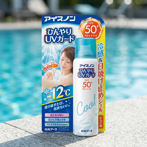 ไอซ์ โนน ฮินยาริ ยูวี การ์ด สเปรย์ SPF50+ PA++++ คูลลิ่ง บอดี้ เจล วิท อโลเวร่า สำหรับผู้ใหญ่ กลิ่นคูลมิ้นท์ - Product Image 2