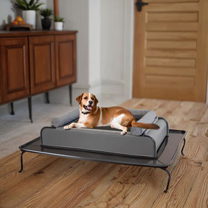 SANQIANG Erhöhtes Haustierbett Abnehmbares U-förmiges Design vom Boden Abgesetzt Fördert Erhöhten Luftstrom auf Allen Seiten des Erhöhten Hundebettes - Product Image 1