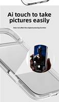 Coque de protection créative antichoc transparente et invisible effet seconde peau tout compris pour iPhone 17