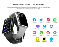 Pulsera Inteligente C6 Plus de 1.47 Pulgadas con Llamada BT, Monitor de Ritmo Cardíaco y Presión Arterial, Reloj Deportivo para Xiaomi
