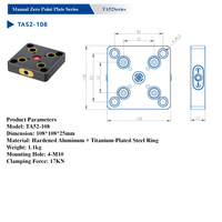 Zero Point Prince ZPP TA52-108 Placa Base del Módulo de Sujeción de Punto Cero ZPP para Sistema de Fijación de Cambio Rápido de Máquinas CNC