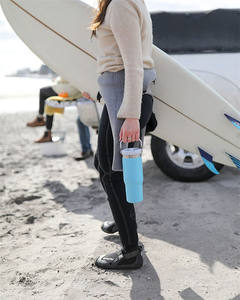 20oz Isolation Sous Vide Voyage tumbler Voyage tasse avec flip <span class=keywords><strong>paille</strong></span> et poignée couvercle - Product Image 6