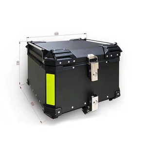 Maytech-boîtier supérieur en alliage universel pour moto, coffre de queue en aluminium, 45L 55L, pour <span class=keywords><strong>YAMAHA</strong></span>, HONDA, SUZUKI, KAWASAKI - Product Image 1