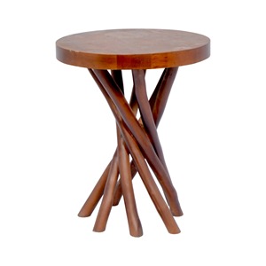 Table en bois au design moderne avec 7 pieds Table d'appoint unique pour la maison, l'hôtel, le restaurant ou la table basse du jardin - Product Image 5