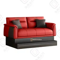 Qindian Hochwertiges Leder-Zuschauer-Sofa Massivholzrahmen Chinesischer Snooker-Billardtisch PU-Queue-Box Langlebiger Beweglicher Ruhebereich