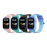 Ultimo Modello di Smartwatch per Bambini con Fotocamera HD, Chat Vocale, Foto, Display Touchscreen TFT Quadrato, Cinturino in Gel di Silice, Impermeabile IP67, Pulsante SOS