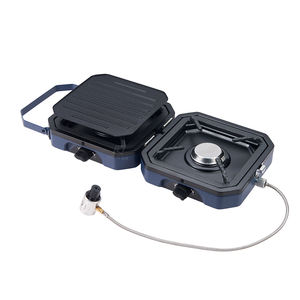 Barbecues 2 brûleurs Mini cuisinière <span class=keywords><strong>à</strong></span> gaz CE Propane Butane Usine CE Cuisinière de randonnée Top Cuisinière <span class=keywords><strong>à</strong></span> gaz <span class=keywords><strong>mobile</strong></span> de voyage Extérieur - Product Image 4