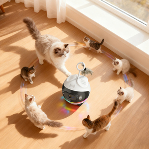 Caméra de surveillance pour animaux de compagnie portable, écologique, avec dessin animé, 4G WIFI double mode, alimentée par batterie, pour petits espaces, cadeau de Noël pour hamsters et gerbilles - Product Image 2