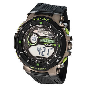 นาฬิกาข้อมือดิจิตอลสำหรับผู้ชาย <span class=keywords><strong>LASIKA</strong></span> รุ่น W-H9021 ตัวเรือนทรงเหลี่ยมขนาดใหญ่ กันน้ำ เหมาะสำหรับวิ่งและว่ายน้ำ พร้อมฟังก์ชั่นนาฬิกาปลุก - Product Image 5