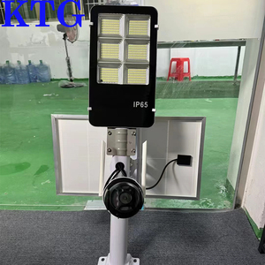 KTG Super Bright Solar Street Light Outdoor Waterproof <b>Wireless</b> Solar Led Street Light <b>Lamp</b> With Wifi 4G CCTV Camera - Product Image 3