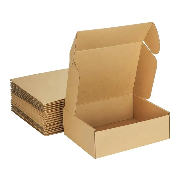 Corrugated Paper Mailer Packaging Box Gift Shipping Cardboard Boxes Custom Logo For Small Business