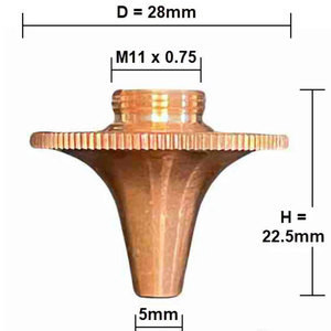 Pt loạt KTX/ <span class=keywords><strong>DS</strong></span> Loại <span class=keywords><strong>Laser</strong></span> cắt vòi phun cho <span class=keywords><strong>DS</strong></span> cắt đầu - Product Image 6