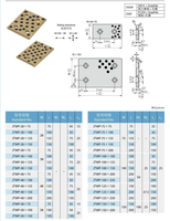 Pièces de rechange pour moules, plaque anti-usure en cuivre autolubrifiante de haute précision, plaquette coulissante en bronze incrusté de graphite, sur mesure pour presse