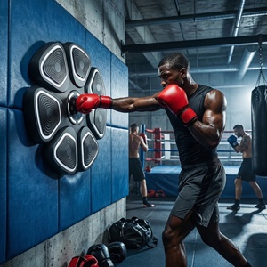 <span class=keywords><strong>Équipement</strong></span> <span class=keywords><strong>de</strong></span> fitness à domicile pour adultes, version améliorée, avec machine <span class=keywords><strong>de</strong></span> <span class=keywords><strong>boxe</strong></span> dotée <span class=keywords><strong>de</strong></span> musique Bluetooth et réglage du poids du cible lumineuse - Product Image 4