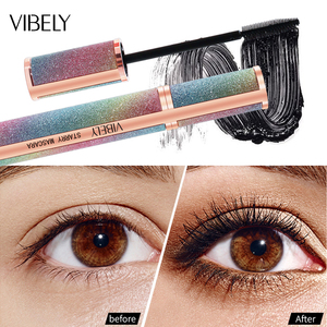 Máscara de Pestañas con Brillo en Forma de Estrella, Negra, Resistente al Agua, con Fibra de Seda 4D - Product Image 6