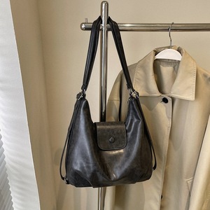 New Multifunctional Medium Capacity Women's Autumn Winter Retro Crossbody <b>Shoulder</b> Bag Single <b>Strap</b> PU Zip Tanjing - Product Image 5