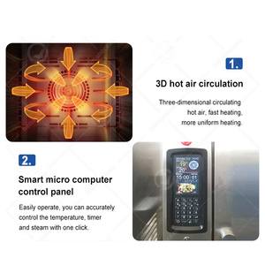 เตาอบแบบหมุนสำหรับอบร้อน12ถาดครัวซองต์อุตสาหกรรมมหาสมุทร - Product Image 3