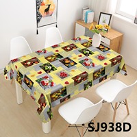 Nappe en PVC anti-taches, Housse de table en plastique à motif de fruits, lavable, pour pique-nique en plein air