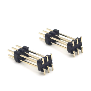 Conector de pines de paso de 2.0 mm, doble fila, SMT, doble plástico, H4.0mm, 2*3P - Product Image 1