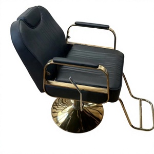 Vente flash - Mobilier de salon de haute qualité - Fauteuil de barbier inclinable en cuir synthétique avec un design moderne et une livraison rapide pour salon de coiffure - Product Image 1