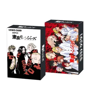 YUWEI 30 unids/set 5,5*8,5 CM venta directa de fábrica personalizada Anime Tokyo Revengers Lomo tarjeta coleccionable Tarjeta de dibujos animados