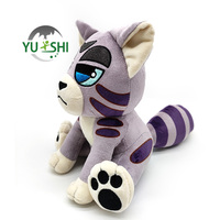 Peluche Mascotte Chat Personnalisée en Coton Bio Doux – Jouet en Peluche Chaton Personnalisé pour Enfants, Cadeau de Fête