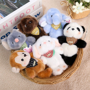 Gantungan Boneka Beruang Seri Mengfufang Puff, Mainan Wangi Isi Kapas PP untuk Tas Anak Perempuan 14cm Grosir - Product Image 1