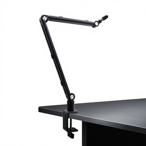 Bras de micro professionnel pour studio, 360° °   Support de microphone rotatif en alliage d'aluminium pour l'enregistrement de podcasts, vente en gros BX-M09D2 - Product Image 1