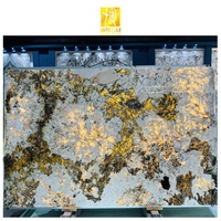 BOTON STONE Panel de pared de piedra natural Fondo Azulejo de piso Lujo Blanco Pandora Losas de mármol transparente