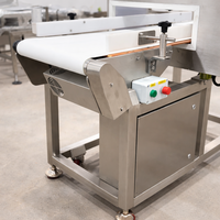 Détecteur de métaux pour l'alimentation en acier inoxydable, pour convoyeur de production alimentaire, multifréquence, haute précision, facile à utiliser, OEM ODM